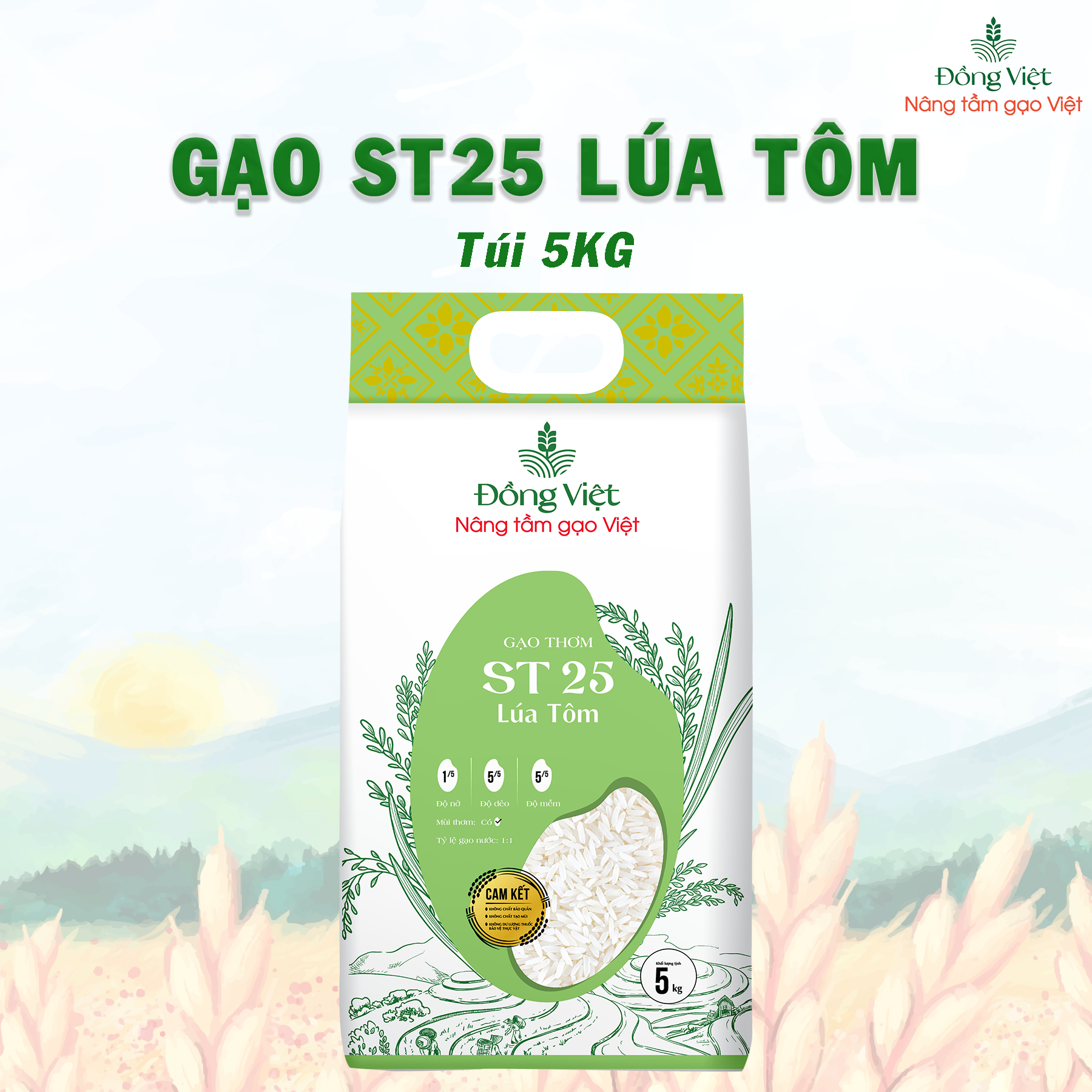 Gạo ST25 lúa tôm - Niềm tự hào của Nông dân Việt Nam